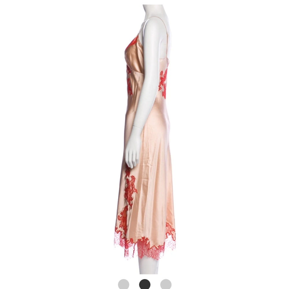 AGENT PROVOCATEUR Christie Silk Slip - Size 10 Medium - Picture 2 of 3